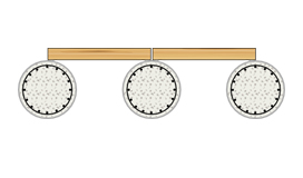 Aufgelöste Bohrpfahlwand - GEO5