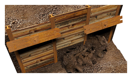 Trägerbohlwand (Berliner Verbau) - GEO5